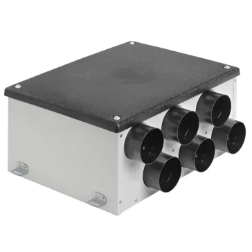 Aerauliqa osztó elem, PLENUM ISO DN125mm 6XDN75/63mm POS.