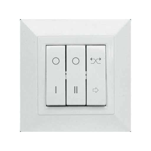 Aerauliqa CTRL-S - I 2M szabályzó egység 3 kapcsolóval, süllyesztett