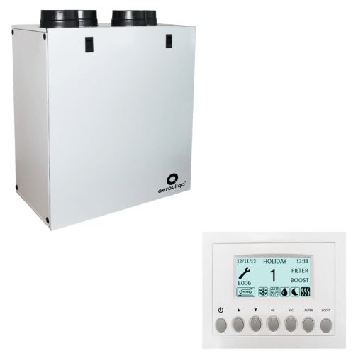 Aerauliqa QR-280 A központi hővisszanyerős szellőztető