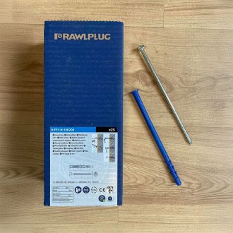  FF1 10x200 peremes dübel, hatlapfejű peremes csavarral (torx) (25db/doboz)