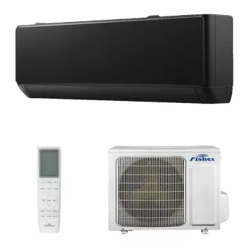   Fisher Black FSAIF-BL-91FE3 / FSOAIF-BL-91FE3 oldalfali mono split klíma 2.6 kW