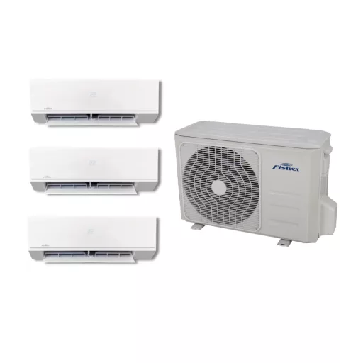 Fisher Comfort Plus FSAIF-CP-91AE3 / FS3MIF-274AE3 trial multi split klíma szett 3 x 2.7 kW
