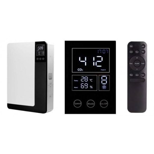 Fisher F-ERVQ-B150CO2-I egyhelyiséges hővisszanyerős szellőztető 150 m3/h