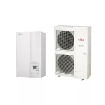   Fujitsu Waterstage HP 11/3F High Power V2 WSYK160DG9 / WOYK112LCTA osztott levegő-víz hőszivattyú 10.8 kW