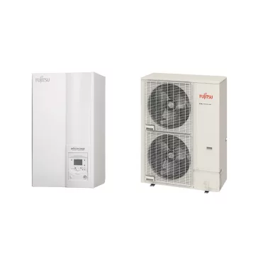   Fujitsu Waterstage SHP 15/3F Super High Power WSYK170DJ9 / WOYK150LJL osztott levegő-víz hőszivattyú 15 kW
