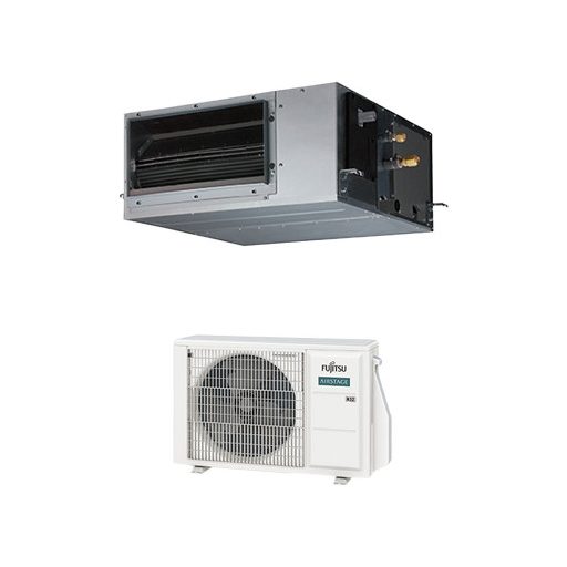 Fujitsu Airstage Standard ARXG30KHTAP / AOEG30KBTB légcsatornás mono split klíma 8.5 kW  (UTY-RNRYZ5 vezetékes távirányítóval)