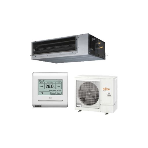 Fujitsu Standard ARXG30KHTAP / AOYG30KBTB légcsatornás mono split klíma 8.5 kW