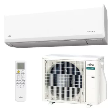   Fujitsu Airstage Eco ASEG07KPCE / AOEG07KPCA oldalfali mono split klíma 2 kW