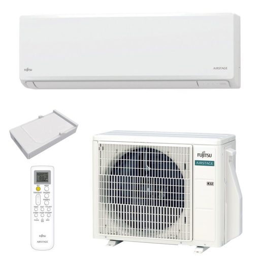 Fujitsu Airstage Eco ASEH12KNCA / AOEH12KNCA oldalfali mono split klíma 3.4 kW
