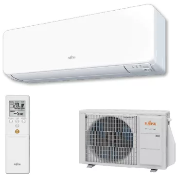   Fujitsu Design ASYG12KGTF / AOYG12KGCB oldalfali mono split klíma 3.4 kW