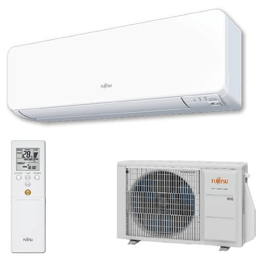 Fujitsu Design ASYG12KGTB / AOYG12KGCB oldalfali mono split klíma 3.4 kW