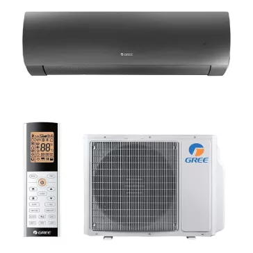   Gree Dark Pro GWH09ACCXB-K6DNA1G-DARK oldalfali mono split klíma 2.7 kW