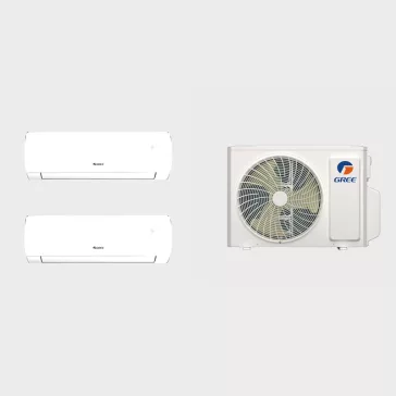   Gree Comfort Pro GWH09ACCXB-K6DNA1G/I / GWHD(18)NK6OO dual multi split klíma szett 2 x 2.7 kW