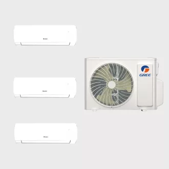   Gree Comfort Pro GWH09ACCXB-K6DNA1G/I / GWHD(24)NK6OO trial multi split klíma szett 3 x 2.7 kW