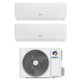  Gree Pulse GWH09AGA-K6DNA1A/I / GWHD(18)NK6OO dual multi split klíma szett 2 x 2.7 kW