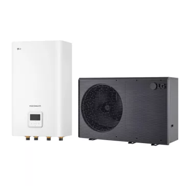   LG Therma-V HM123HF monoblokkos levegő-víz hőszivattyú hidromodul egységgel 12 kW