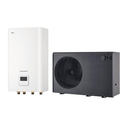 LG Therma-V HM093HFX monoblokkos levegő-víz hőszivattyú hidromodul egységgel 9 kW