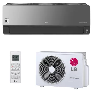 LG Art Cool Mirror AC18BK oldalfali mono split klíma 5.3 kW