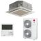 LG UT36F/UUD3 Standard kazettás mono split klíma 10 kW (PT-AAGW0 dekorpanellel)