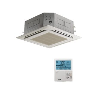   LG CT12F multi split klíma kazettás beltéri egység 3.5 kW (PREMTB001.ENCXCOM vezetékes fali szabályzóval, PT-QAGW0 dekorpanellel)