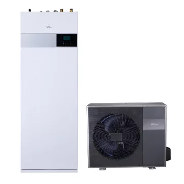   Midea M-Thermal MHA-V14W/D2RN8-B2H2-IWT240 osztott hőszivattyú (R32, 14 kW, 3 fázis, 240l, fekete)