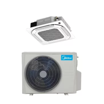   Midea MCA4-12HRFNX-SP kazettás mono split klíma 3.5 kW (T-MBQ4-03AWD dekorpanellel)