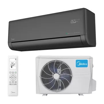   Midea Solstice Black SOL-09-BL-SP oldalfali mono split klíma 2.6 kW