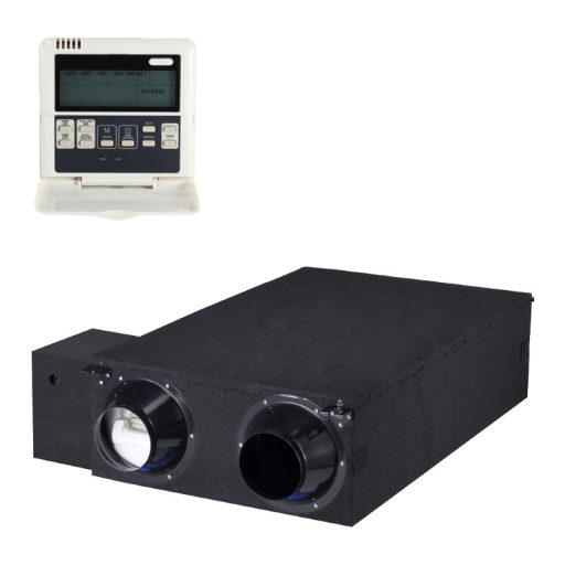 Midea HRV-D200(B) + KJR-27B/E központi hővisszanyerős szellőztető