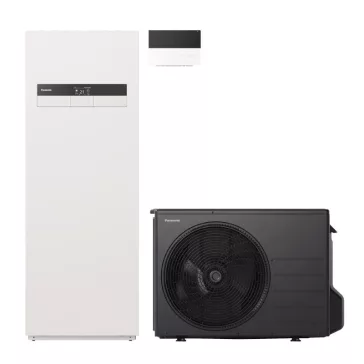   Panasonic Aquarea All In One KIT-ADC03K3E5 osztott levegő-víz hőszivattyú beépített HMV tárolóval 3.2 kW