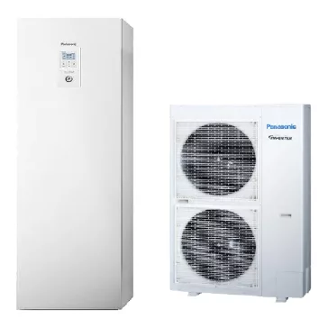   Panasonic Aquarea All In One KIT-ADC09HE8 osztott levegő-víz hőszivattyú beépített HMV tárolóval 9 kW