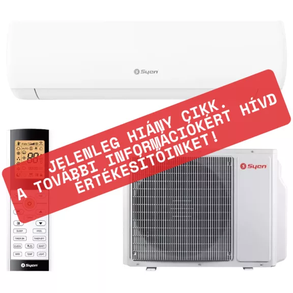 Syen Muse Next SOH18MN-E32DA1D2 oldalfali mono split klíma 5.3 kW Syen Muse Next SOH18MN-E32DA1D2 oldalfali mono split klíma 5.3 kW