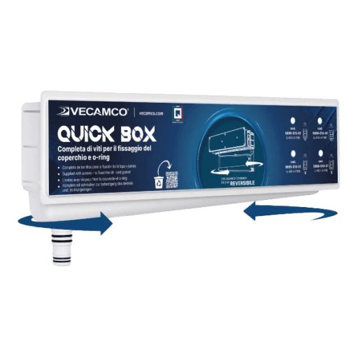 Vecamco Fali szerelődoboz függőleges (9899-018-01)